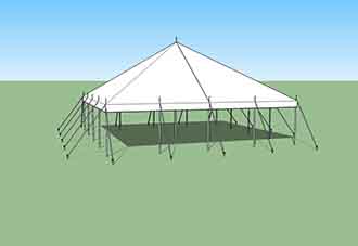 30x30 party tent